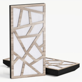 Narrow Acoustic Panel "Skyross-F Fabric" Sonoma