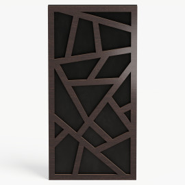 Narrow Acoustic Panel "Skyross-F Fabric" Wenge