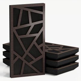 Narrow Acoustic Panel "Skyross-F Fabric" Wenge