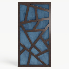 Narrow Acoustic Panel "Skyross-F Fabric" Wenge