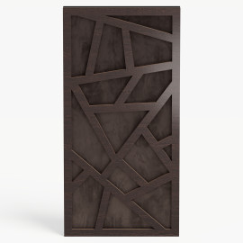 Narrow Acoustic Panel "Skyross-F Fabric" Wenge