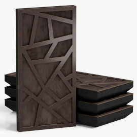 Narrow Acoustic Panel "Skyross-F Fabric" Wenge