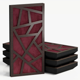 Narrow Acoustic Panel "Skyross-F Fabric" Wenge