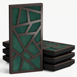 Narrow Acoustic Panel "Skyross-F Fabric" Wenge