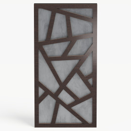 Narrow Acoustic Panel "Skyross-F Fabric" Wenge