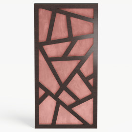 Narrow Acoustic Panel "Skyross-F Fabric" Wenge