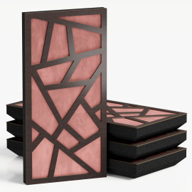 Narrow Acoustic Panel "Skyross-F Fabric" Wenge