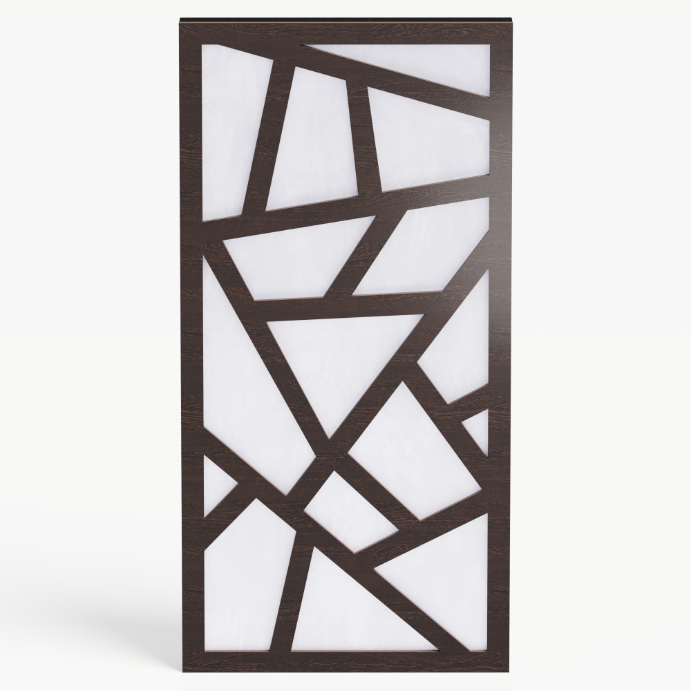 Narrow Acoustic Panel "Skyross-F Fabric" Wenge