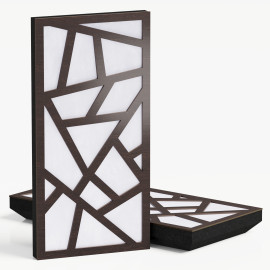 Narrow Acoustic Panel "Skyross-F Fabric" Wenge