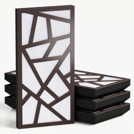 Narrow Acoustic Panel "Skyross-F Fabric" Wenge
