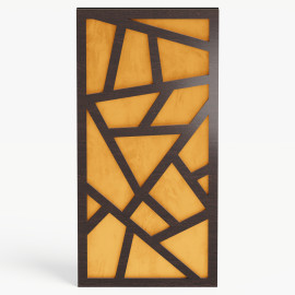 Narrow Acoustic Panel "Skyross-F Fabric" Wenge