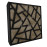 Sound Absorbing Acoustic Panel «Skyross Fabric» Black Gloss