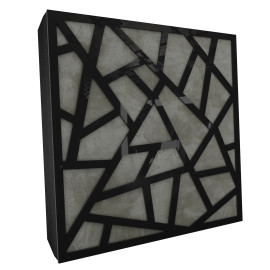 Sound Absorbing Acoustic Panel «Skyross Fabric» Black Gloss