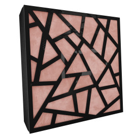 Sound Absorbing Acoustic Panel «Skyross Fabric» Black Gloss