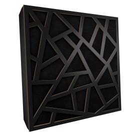 Sound Absorbing Acoustic Panel «Skyross Fabric» Black