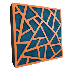 Sound Absorbing Acoustic Panel «Skyross Fabric» Cherry