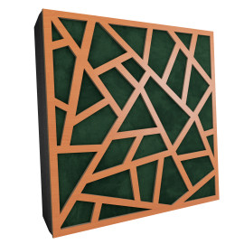 Sound Absorbing Acoustic Panel «Skyross Fabric» Cherry