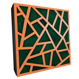 Sound Absorbing Acoustic Panel «Skyross Fabric» Cherry