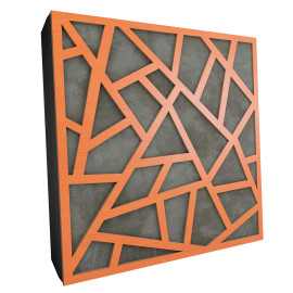 Sound Absorbing Acoustic Panel «Skyross Fabric» Cherry