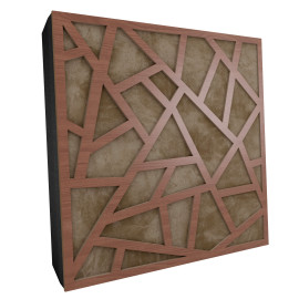 Sound Absorbing Acoustic Panel «Skyross Fabric» Nut