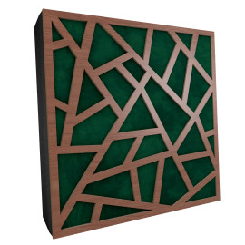 Sound Absorbing Acoustic Panel «Skyross Fabric» Nut