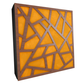 Sound Absorbing Acoustic Panel «Skyross Fabric» Nut