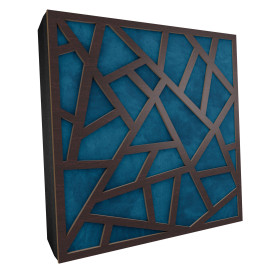 Sound Absorbing Acoustic Panel «Skyross Fabric» Wenge