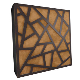 Sound Absorbing Acoustic Panel «Skyross Fabric» Wenge