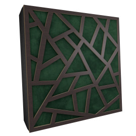Sound Absorbing Acoustic Panel «Skyross Fabric» Wenge