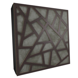 Sound Absorbing Acoustic Panel «Skyross Fabric» Wenge