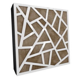 Sound Absorbing Acoustic Panel «Skyross Fabric» White Gloss