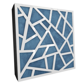 Sound Absorbing Acoustic Panel «Skyross Fabric» White Gloss