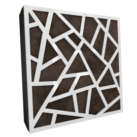 Sound Absorbing Acoustic Panel «Skyross Fabric» White Gloss