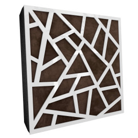 Sound Absorbing Acoustic Panel «Skyross Fabric» White Gloss