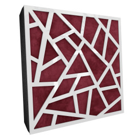 Sound Absorbing Acoustic Panel «Skyross Fabric» White Gloss