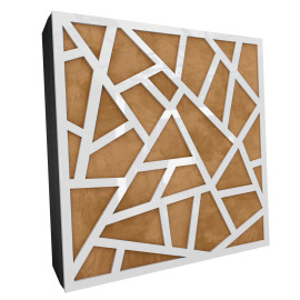 Sound Absorbing Acoustic Panel «Skyross Fabric» White Gloss