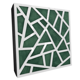 Sound Absorbing Acoustic Panel «Skyross Fabric» White Gloss