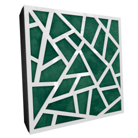 Sound Absorbing Acoustic Panel «Skyross Fabric» White Gloss