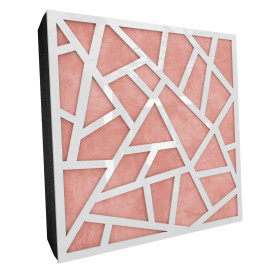 Sound Absorbing Acoustic Panel «Skyross Fabric» White Gloss