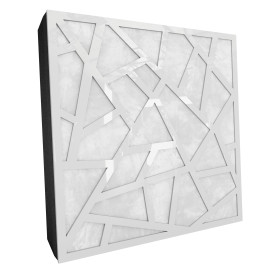 Sound Absorbing Acoustic Panel «Skyross Fabric» White Gloss