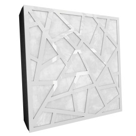 Sound Absorbing Acoustic Panel «Skyross Fabric» White Gloss