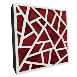 Sound Absorbing Acoustic Panel «Skyross Fabric» White