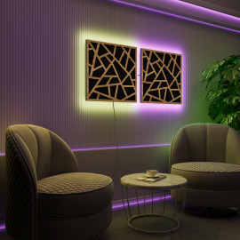Acoustic Panels "Skyross" with RGB Backlight