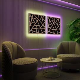 Acoustic Panels "Skyross" with RGB Backlight