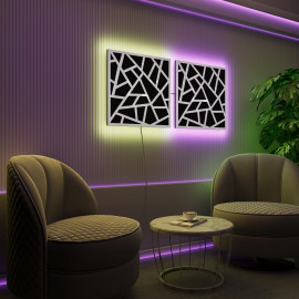 Acoustic Panels "Skyross" with RGB Backlight