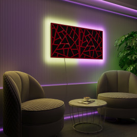 Acoustic Panels "Skyross" with RGB Backlight Together version