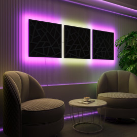 Acoustic Panels "Skyross" with RGB Backlight