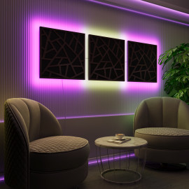 Acoustic Panels "Skyross" with RGB Backlight