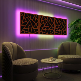Acoustic Panels "Skyross" with RGB Backlight Together version