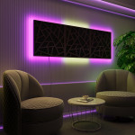 Acoustic Panels "Skyross" with RGB Backlight Together version